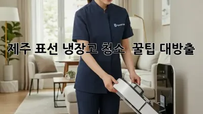 제주 표선 냉장고 청소 ✨ 꿀팁 대방출! ✨
